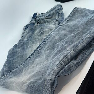 Marc Ecko Jeans Men Bootcut Distressed Y2K Light Wash Cut & Sew 32